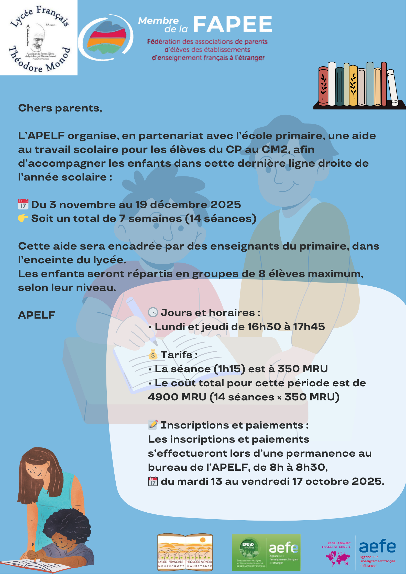 aide aux devoirs